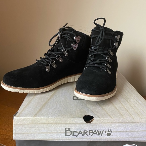 Bear paw cow suede boots - Picture 4 of 8